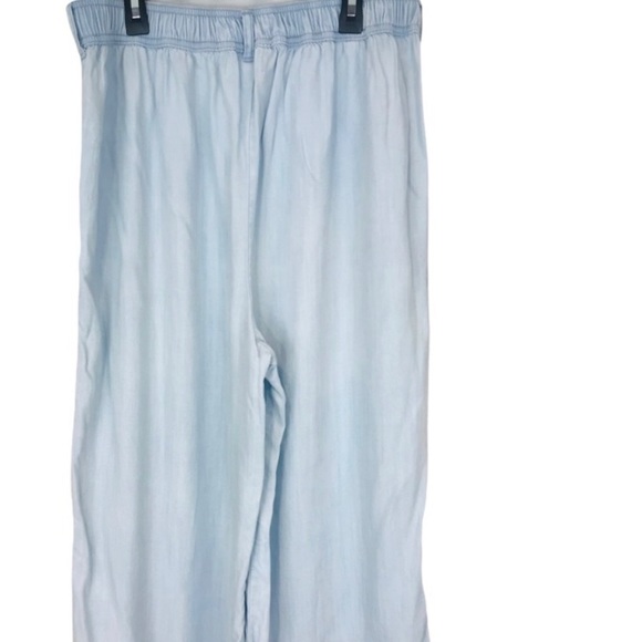 Anthropologie Chambray crop, belted wide-leg pant - Picture 6 of 6